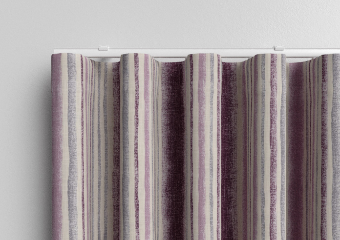 Guarda Stripe, Grape - Made to Measure Curtains - Image 13